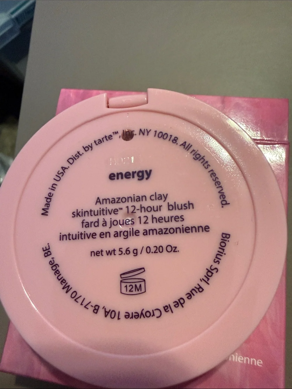 tarte includes energy